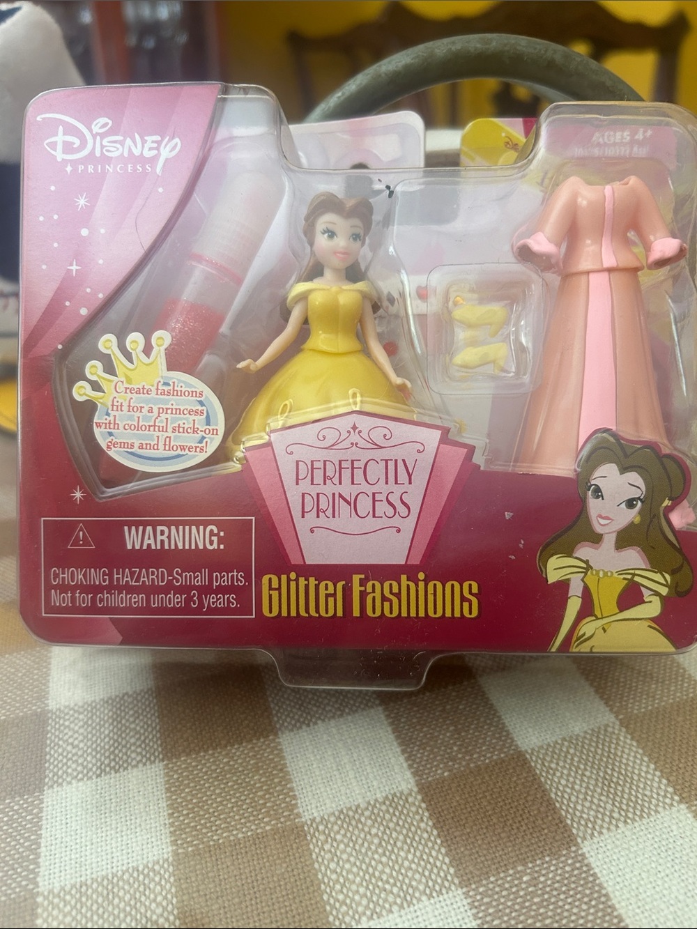 Disney Princess Glitter Fashions Dress Set - Pink, Yellow, Orange